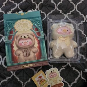 LULU THE PIGGY TEDDY LULU VINYL PLUSH BLIND BOX, YELLOW